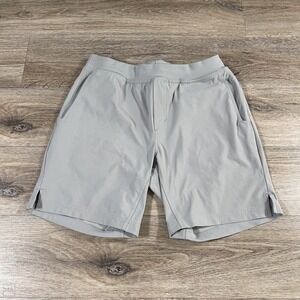 Legends	Men's Hybrid Shorts Athletic Training Pull On Drawstring Active L Gray